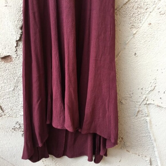 Reformation Amelia Backless Dress in Burgundy Size XS - Picture 5 of 11